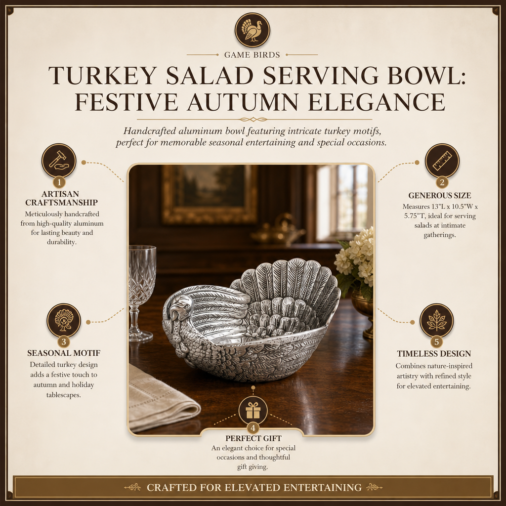 Turkey Salad Serving Bowl