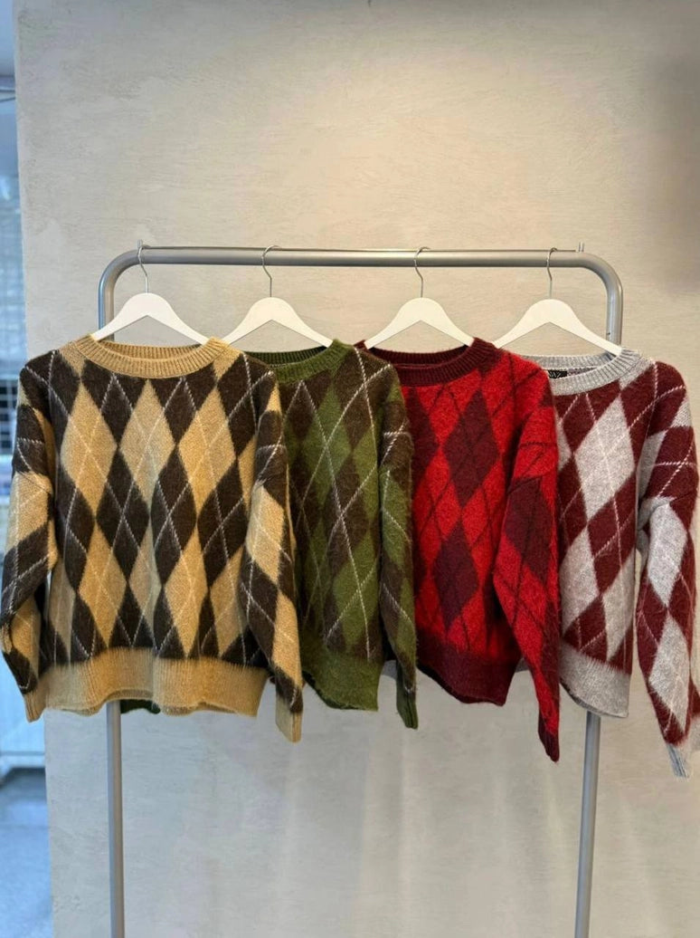 ARGYLE SWEATER