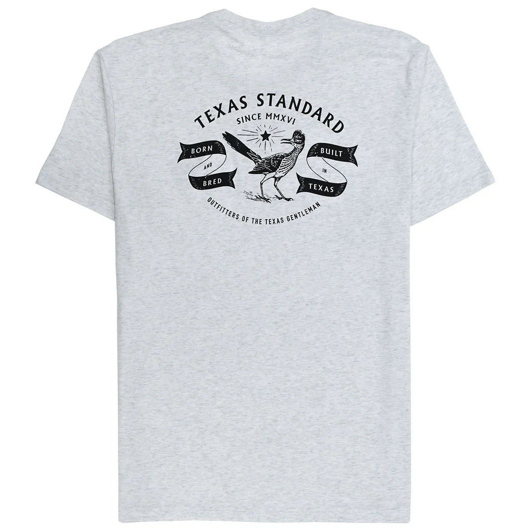 WHITE HERITAGE TEE - BORN AND BRED