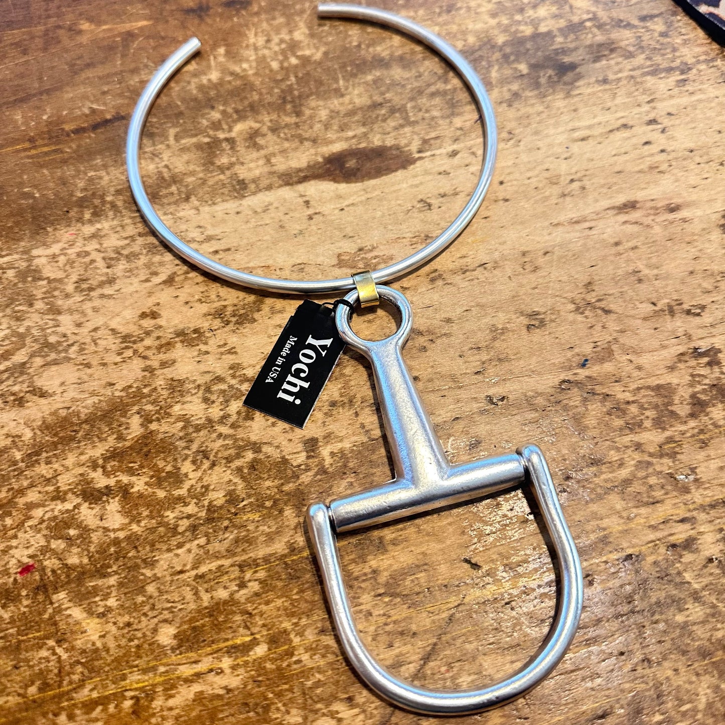 Silver Choker with Silver bit