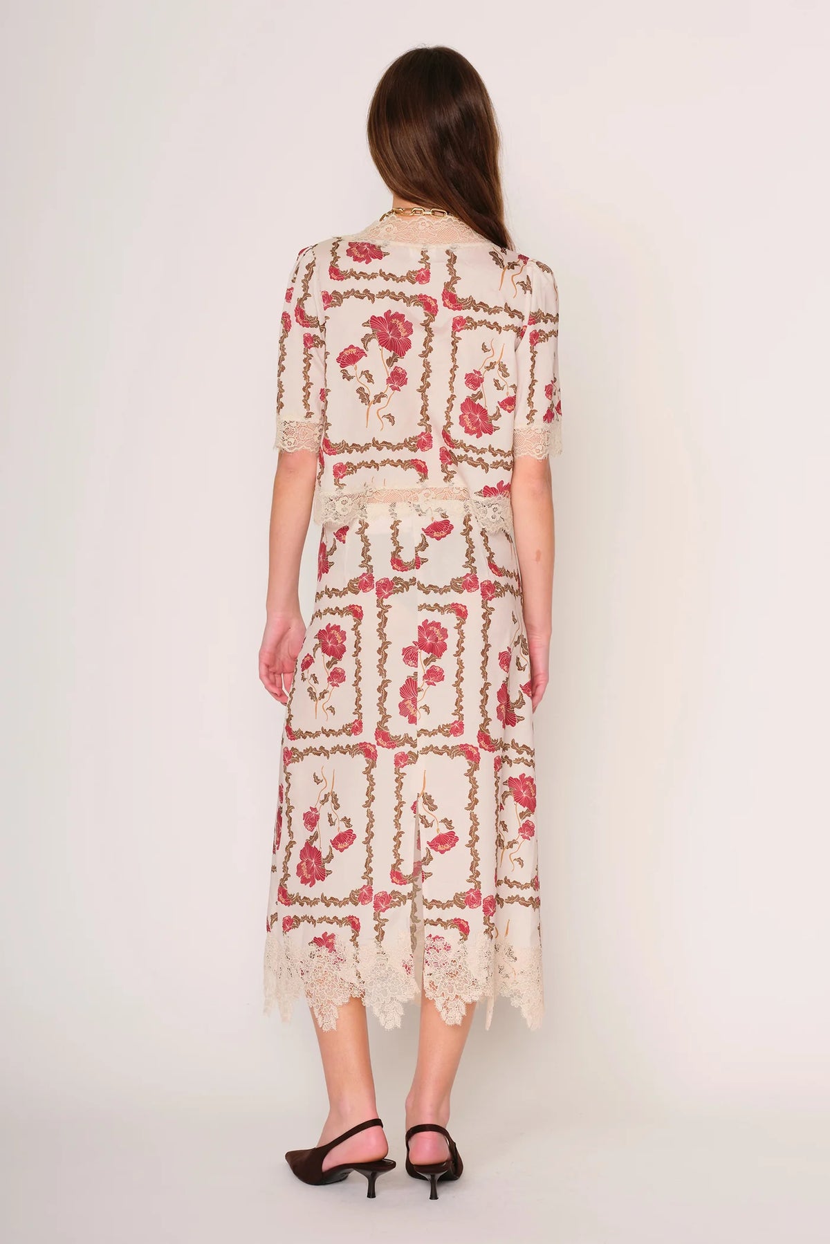 VICTORIAN WINE MAISIE TOP
