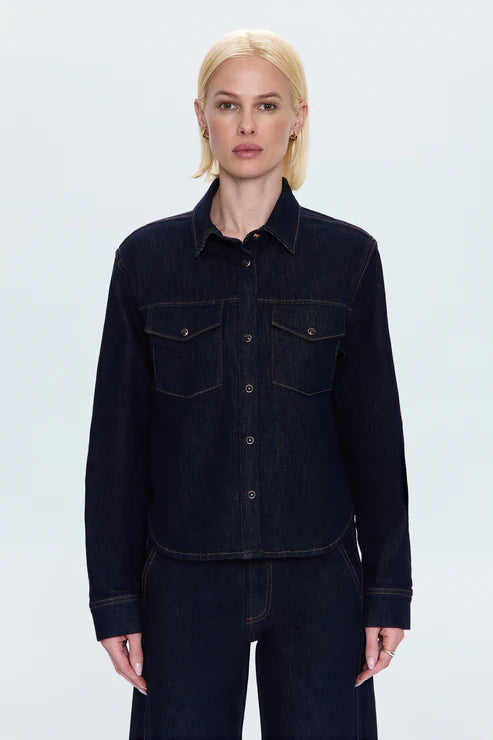 ATHEA SHRUNKEN RINSE SHIRT/NIGHTFALL