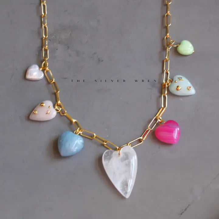 Stone Heart Necklace
