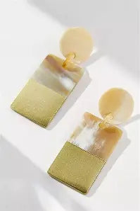 Gold Dipped Cabana Earrings CAB-1-C