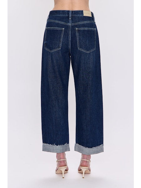 KACEY MID RISE CUFFED BOYFRIEND