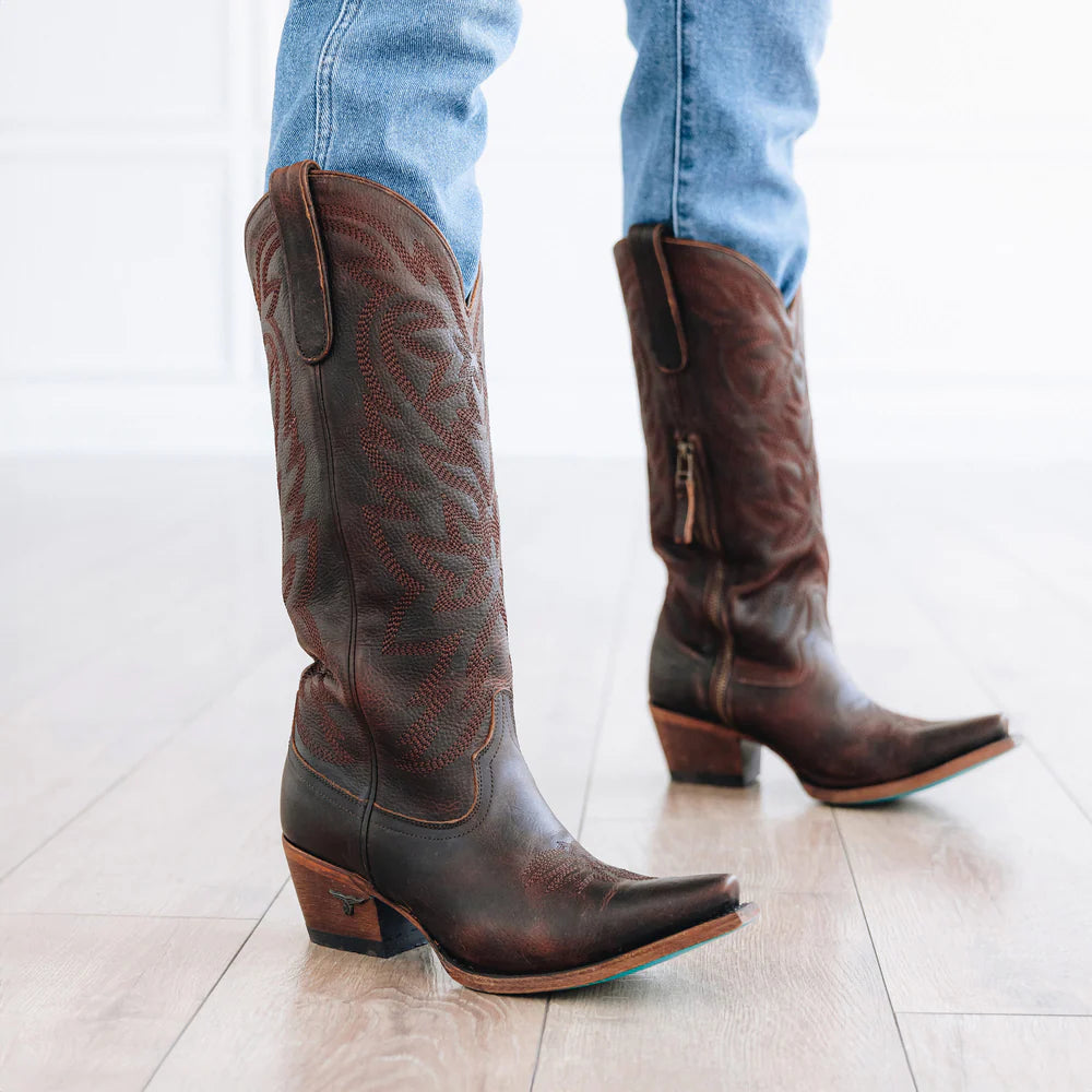BOOTS - SMOKESHOW/ COGNAC