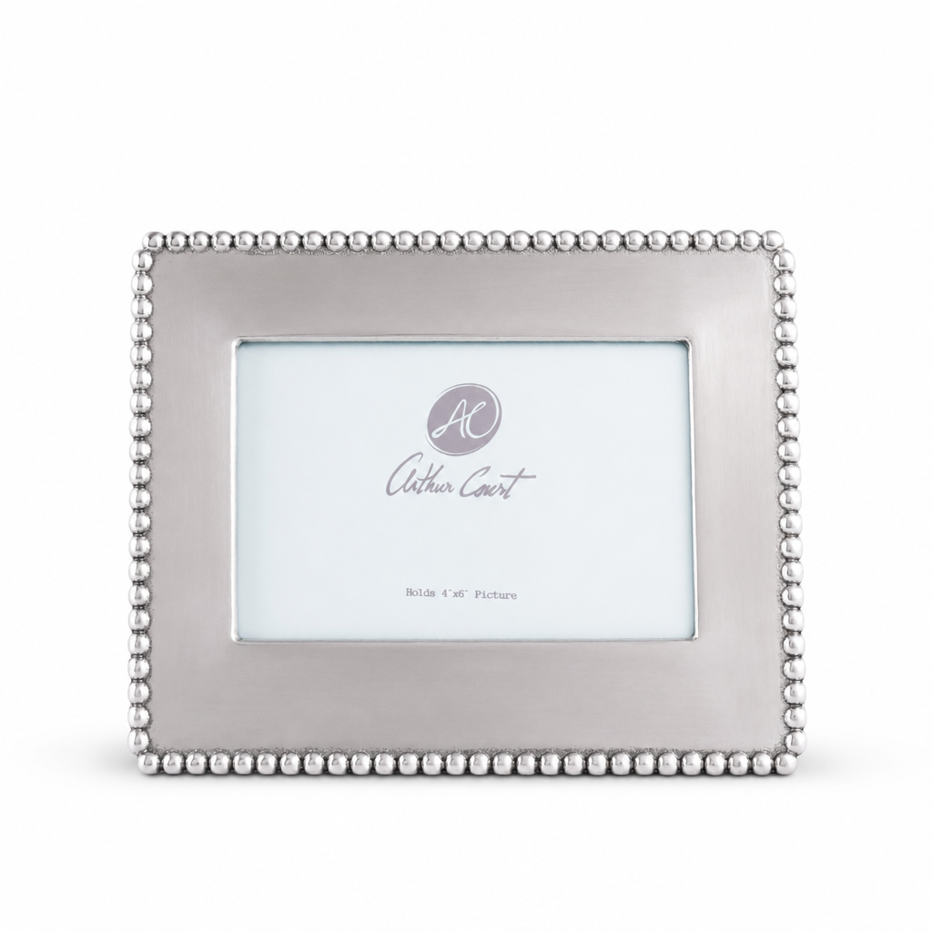 Engravable Beaded Photo Frame 4x6