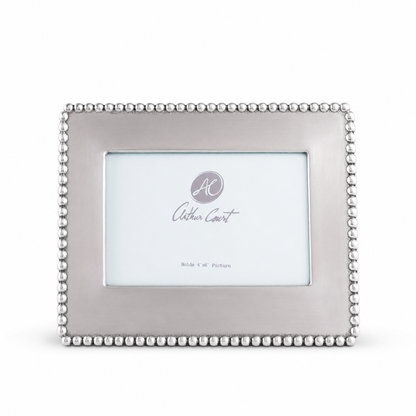 Engravable Beaded Photo Frame 4x6