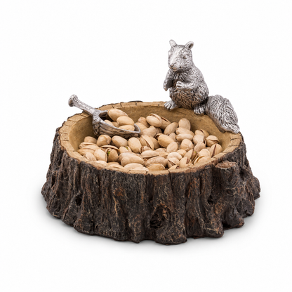 Standing Squirrel Nut Bowl