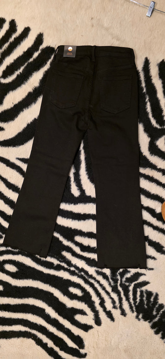 DP674-BLK HIGH RISE /CROP/FLARE