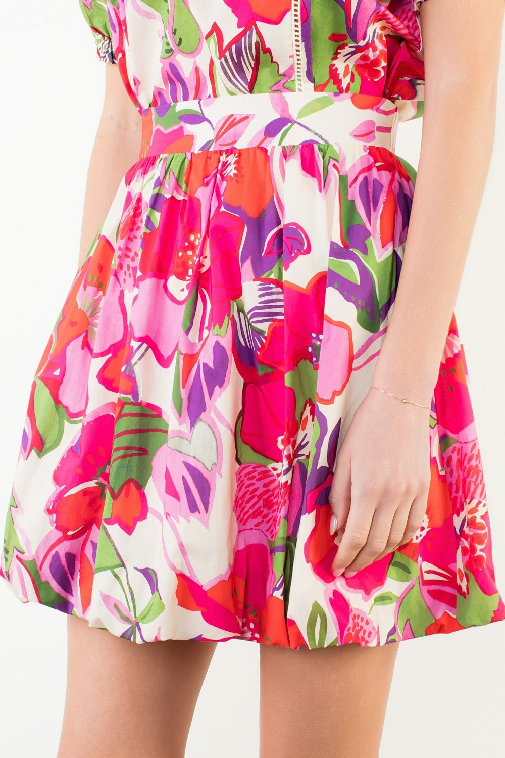 FLORAL PRINT SKIRT