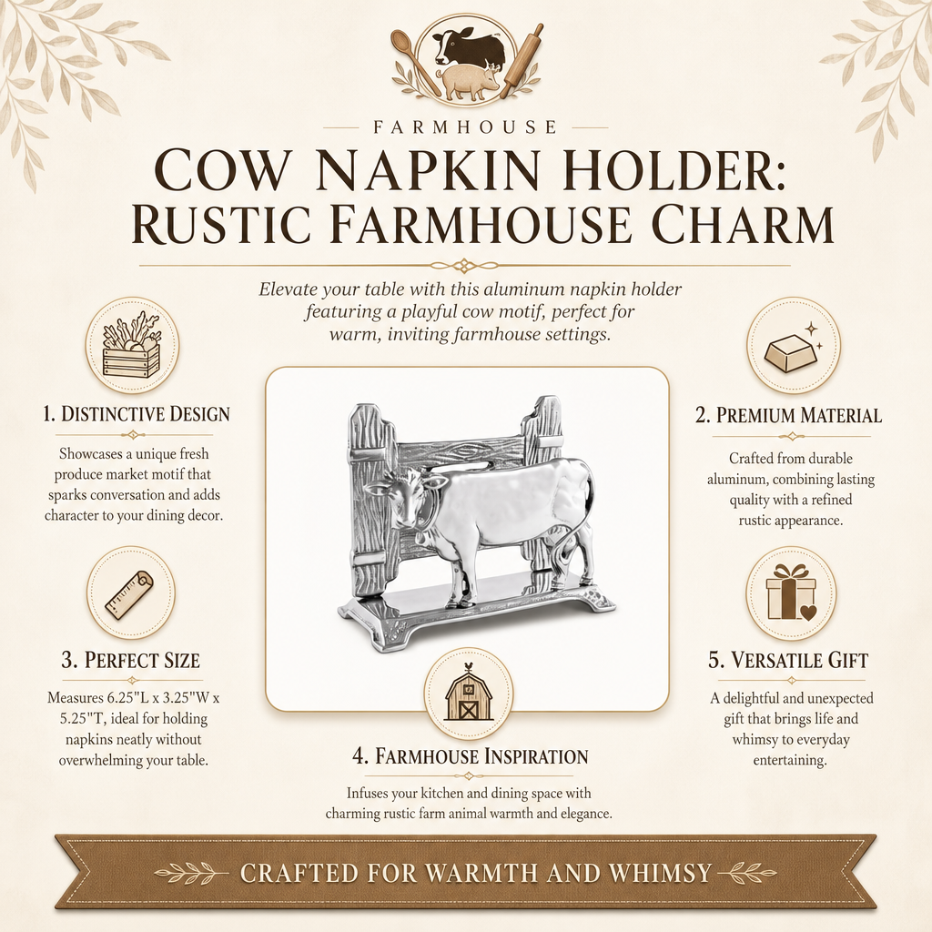 Cow Napkin Holder