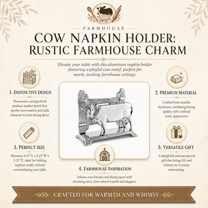 Cow Napkin Holder