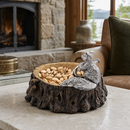 Standing Squirrel Nut Bowl
