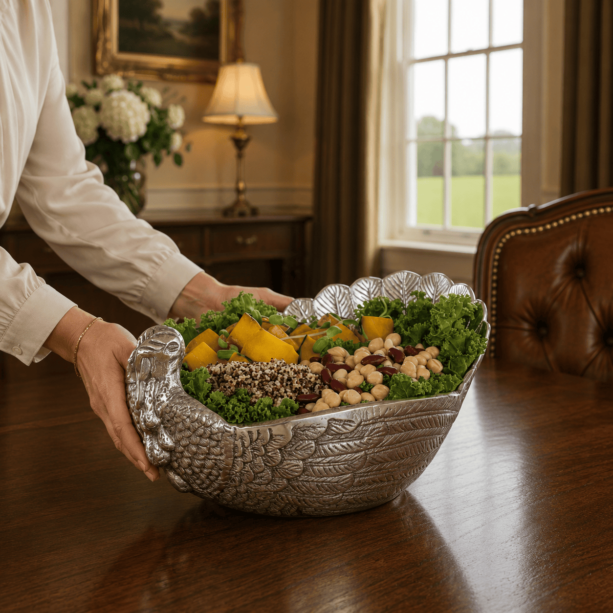 Turkey Salad Serving Bowl