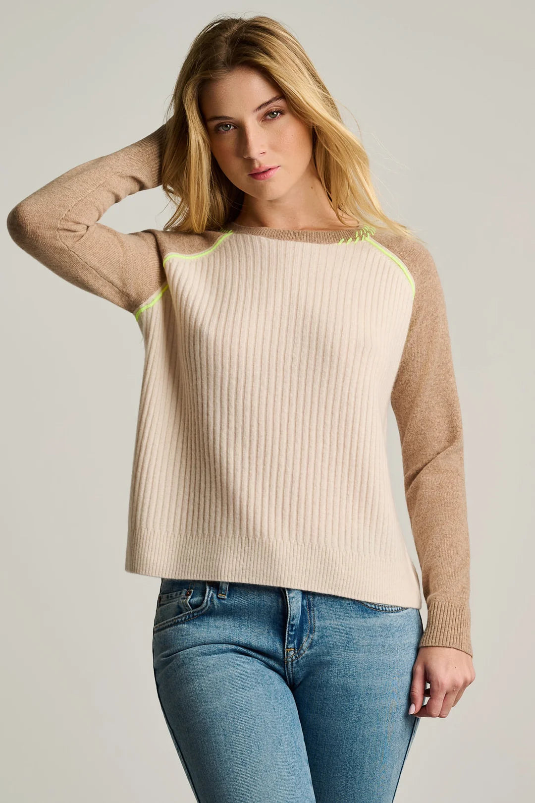 Blockout Cashmere Sweater