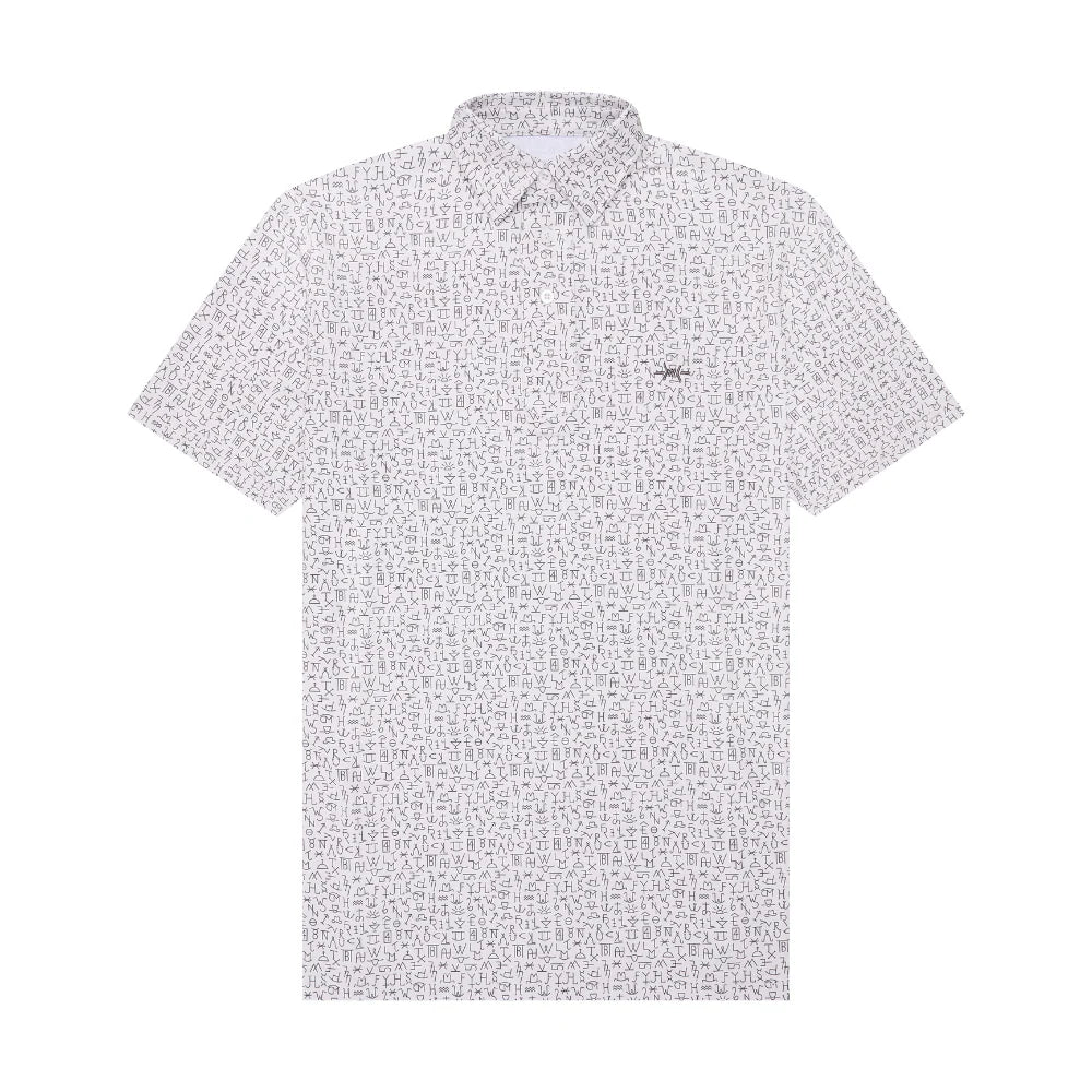 CHISHOLM TRADITIONS POLO - ASH WHITE