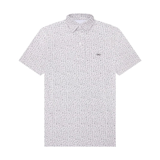 CHISHOLM TRADITIONS POLO - ASH WHITE