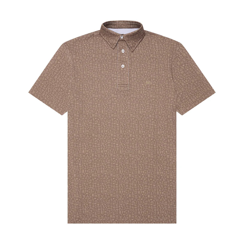CHISHOLM TRADITIONS POLO - IRON BROWN