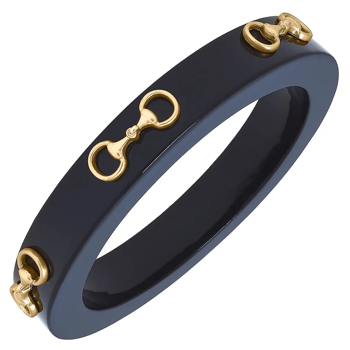 Horsebit Resin Bangle