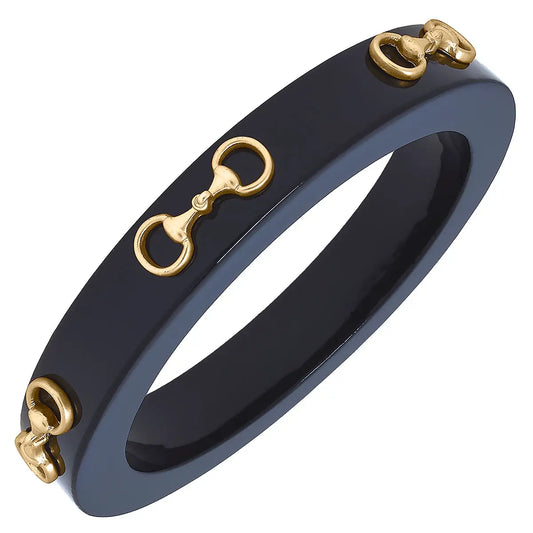 Horsebit Resin Bangle