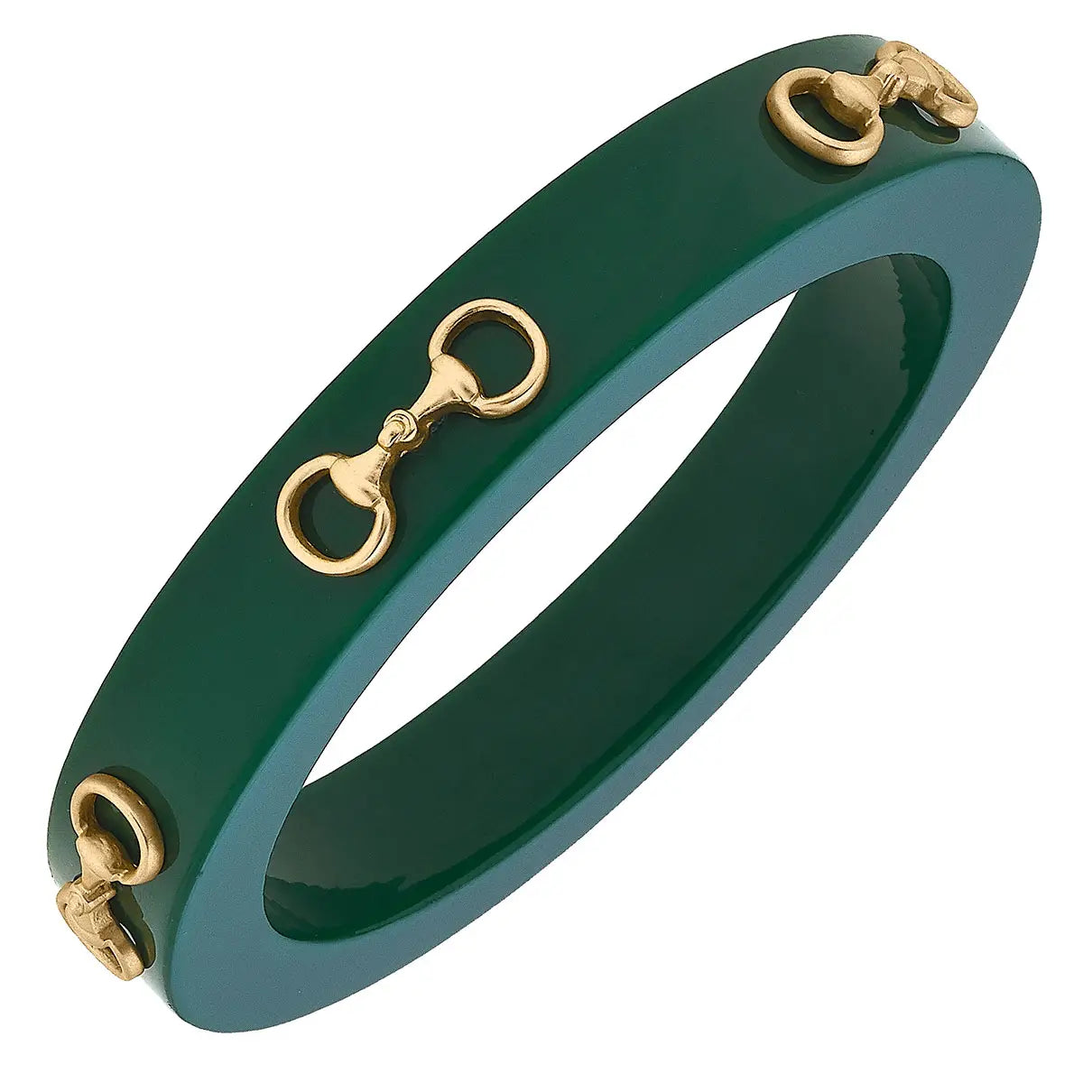 Horsebit Resin Bangle