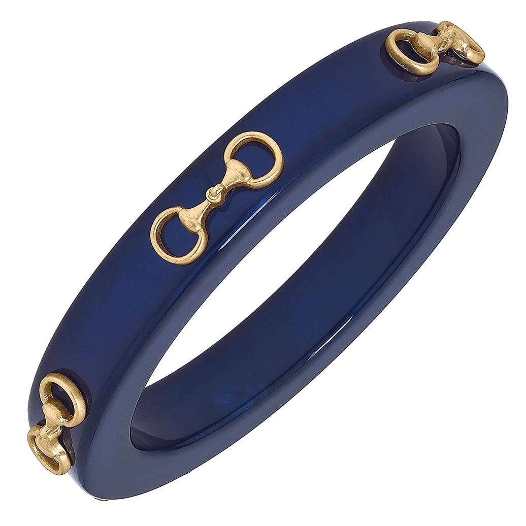 Horsebit Resin Bangle