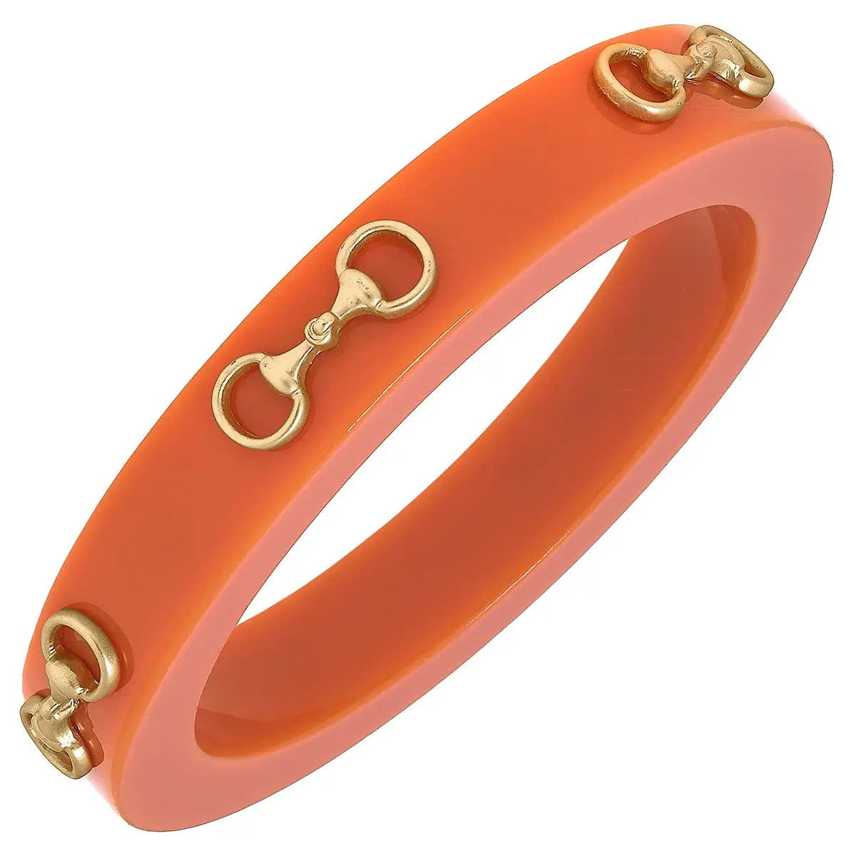 Horsebit Resin Bangle