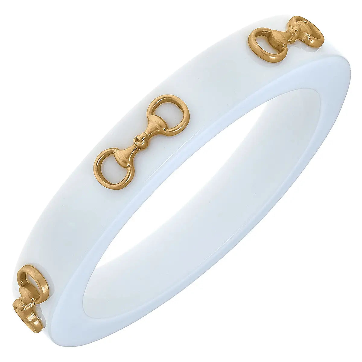 Horsebit Resin Bangle