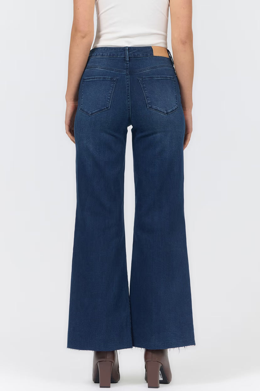 HIGH RISE WIDE LEG FIONA DENIM TROUSERS