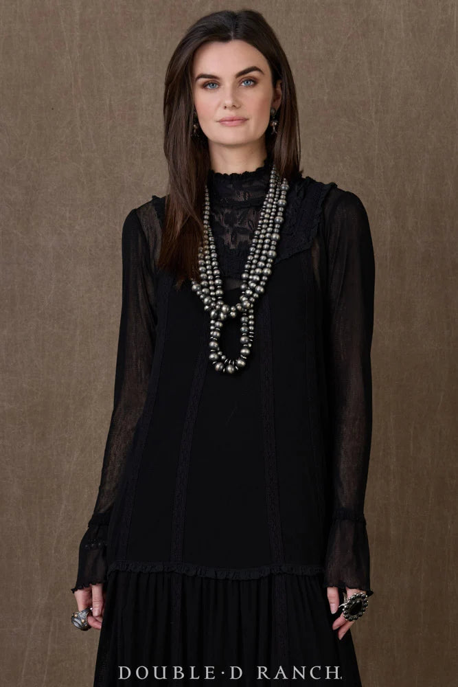 Black Marie Lace Dress