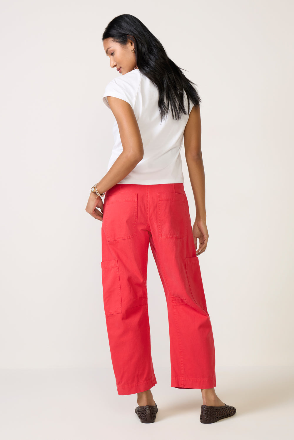 SABRINA UTILITY PANT/MARASCHINO