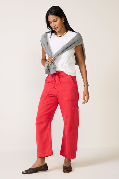 SABRINA UTILITY PANT/MARASCHINO
