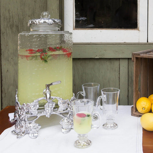 ELEVATED GRAPE BEVERAGE DISPENSER
