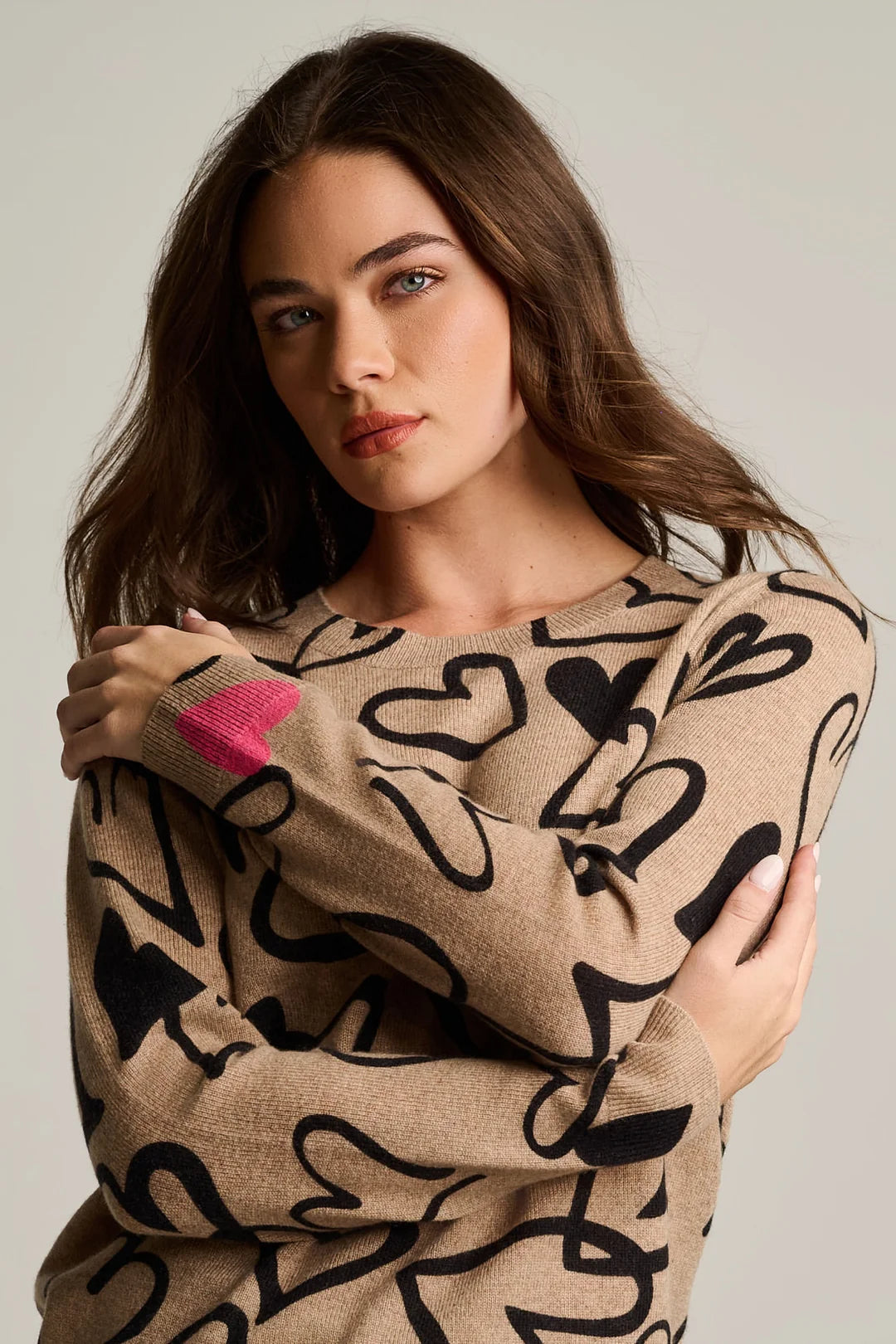Crazy Love Cashmere Heart Sweater