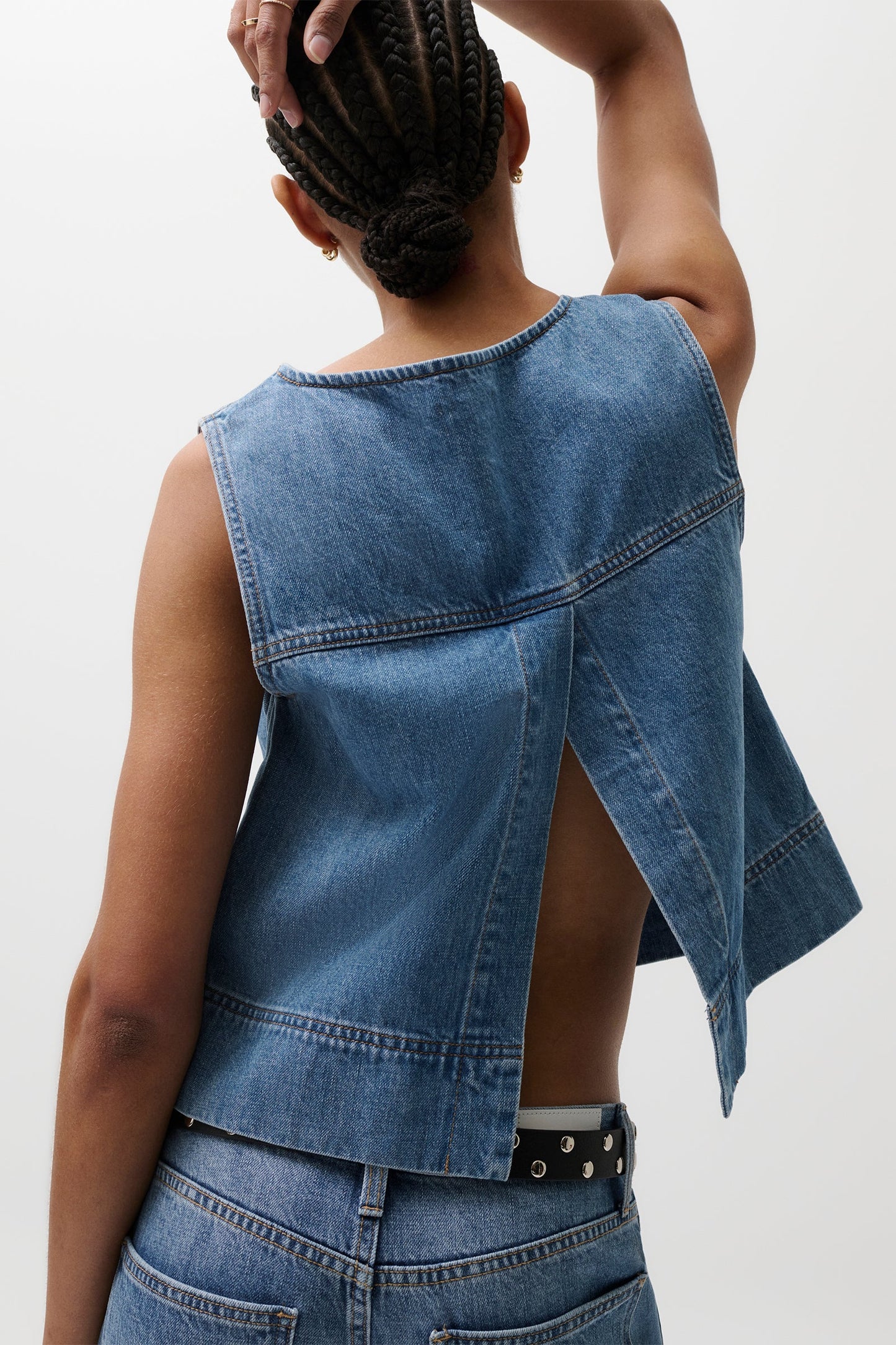 RUE POPOVER SWING SHIRT- SAIL AWAY