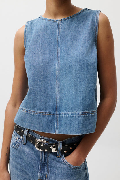 RUE POPOVER SWING SHIRT- SAIL AWAY