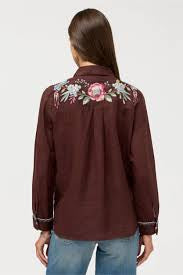 Contrast Binding Shirt -Elsarose