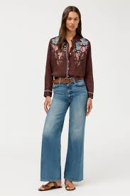 Contrast Binding Shirt -Elsarose