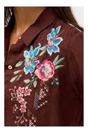 Contrast Binding Shirt -Elsarose