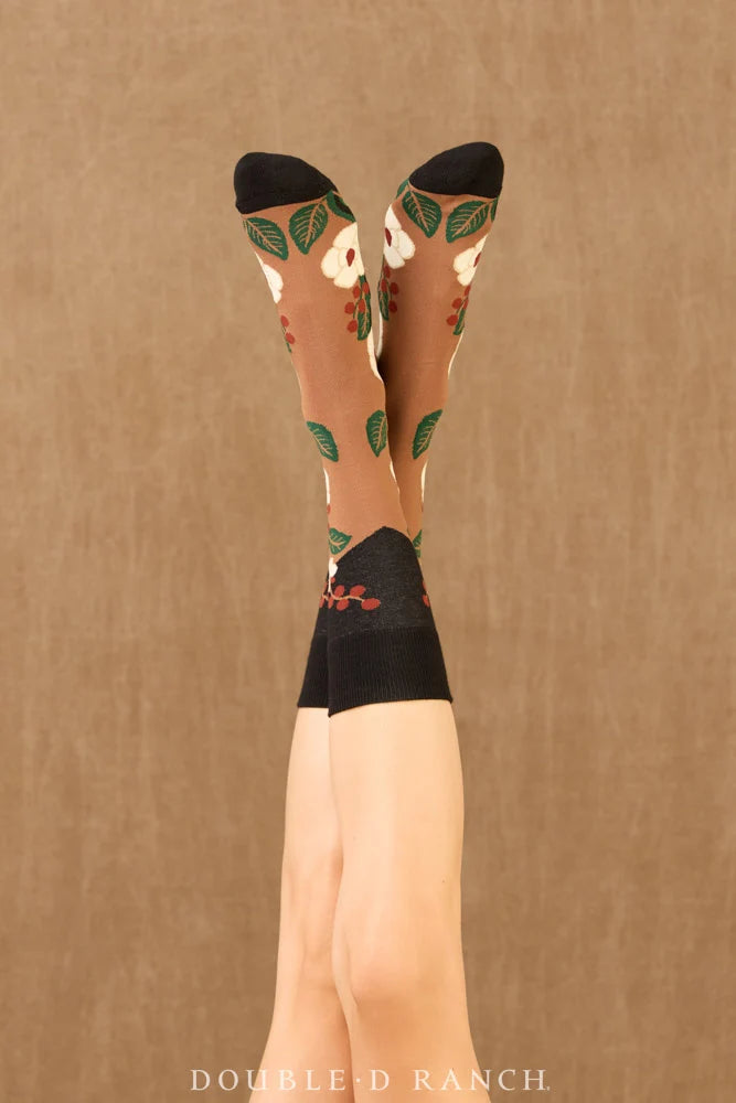 Iron Magnolia Sock - One Size