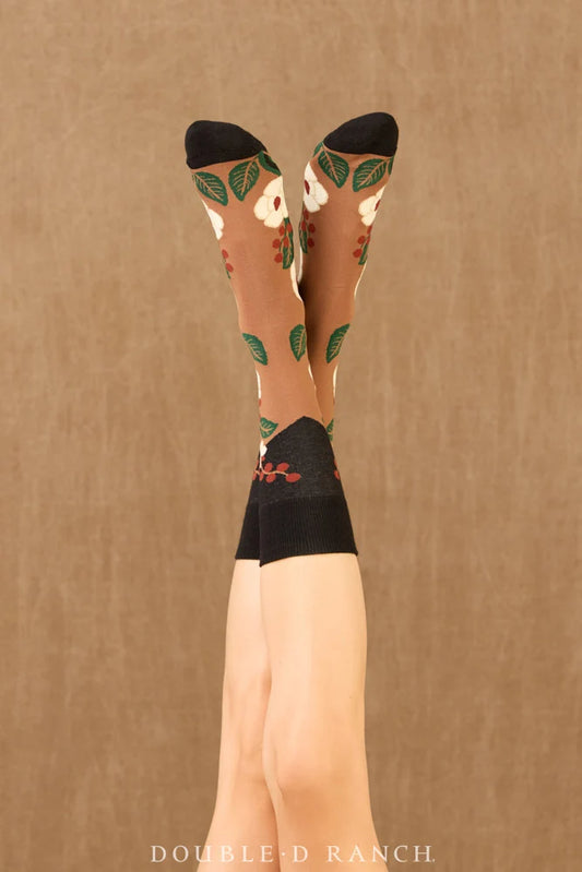 Iron Magnolia Sock - One Size