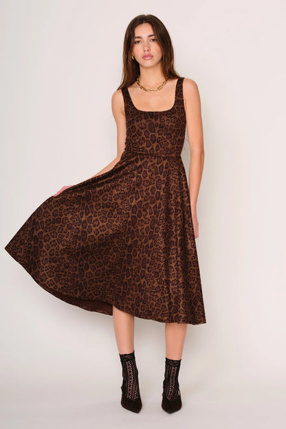Classic Leopard Audrey Dress