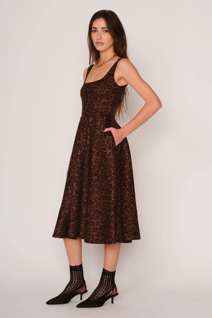 Classic Leopard Audrey Dress