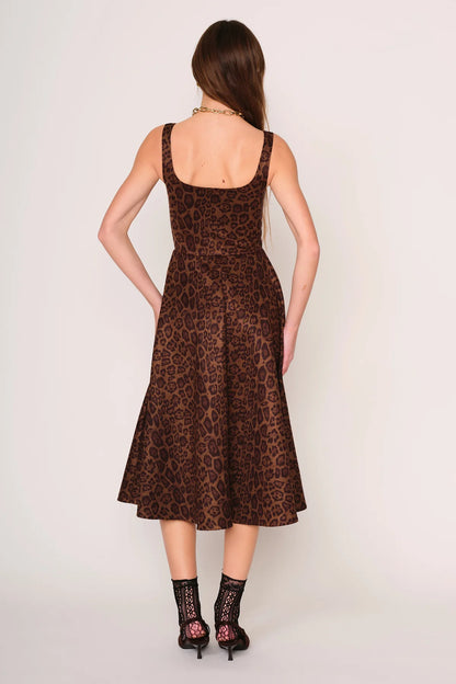 Classic Leopard Audrey Dress