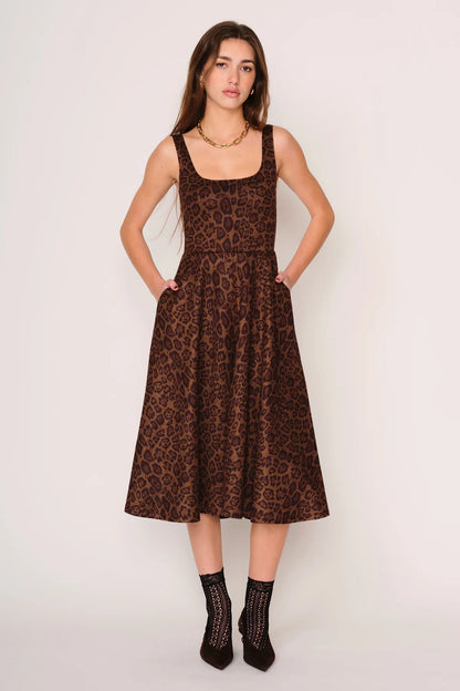 Classic Leopard Audrey Dress