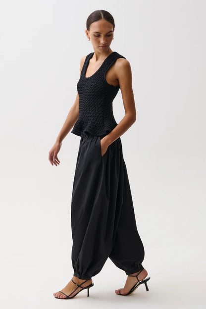 Noir Liya Poplin Balloon Pant