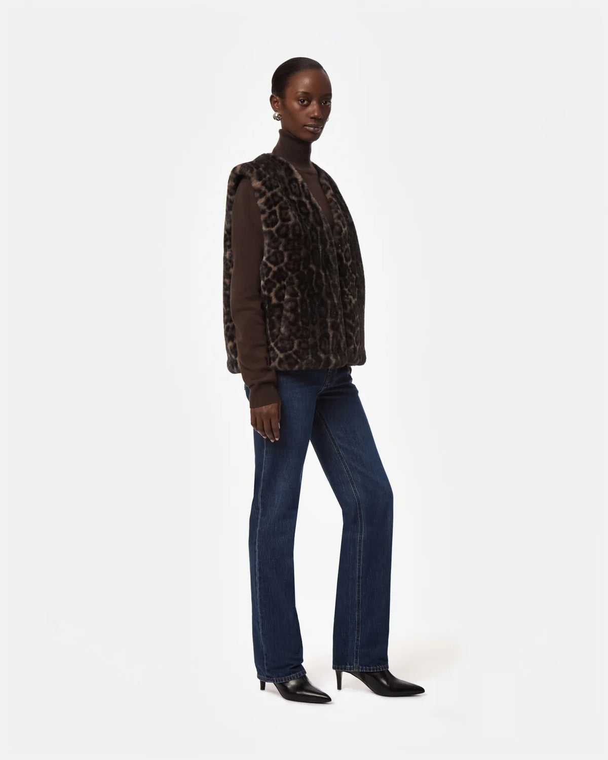 Dark Leopard Lyle Vest
