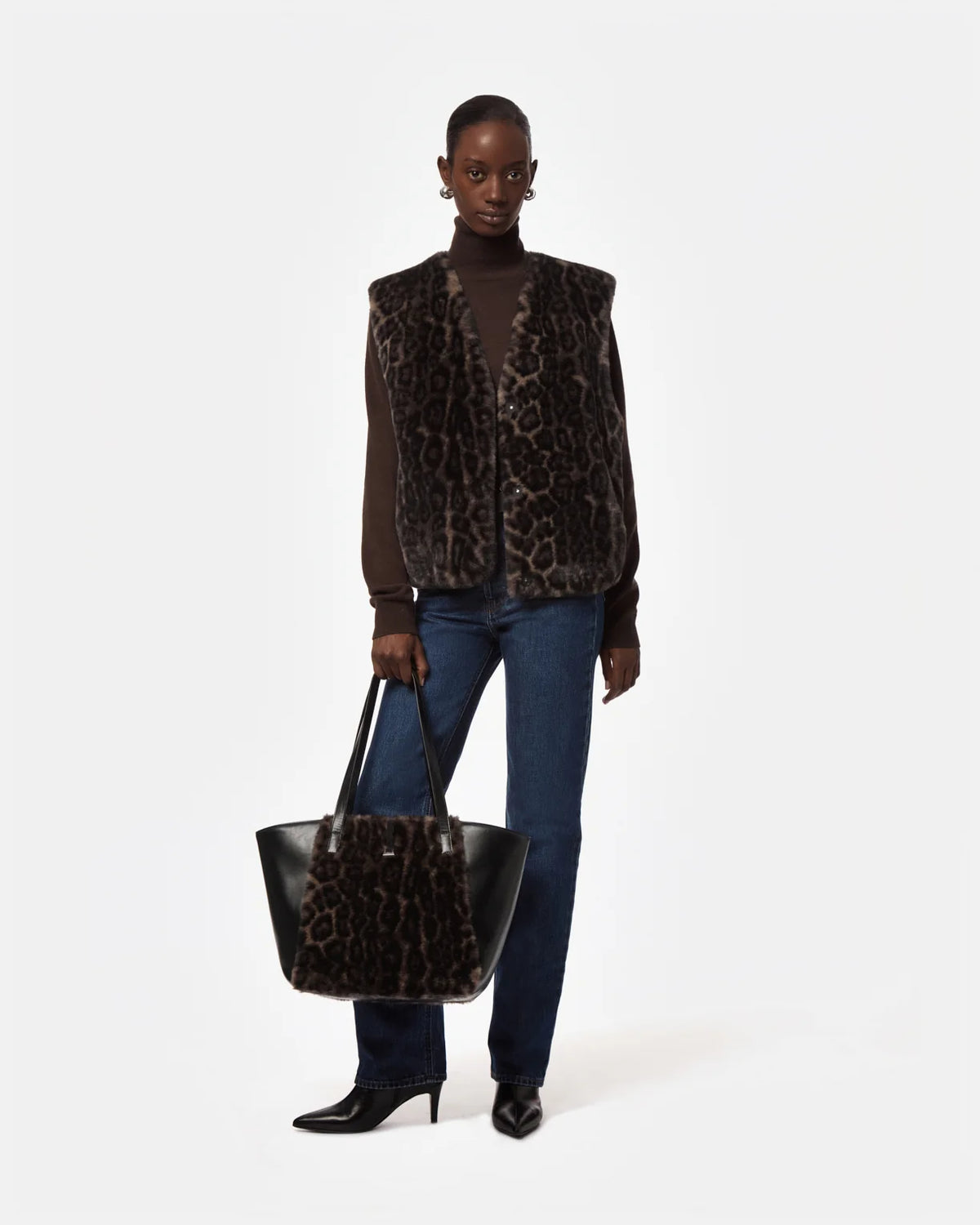 Dark Leopard Lyle Vest
