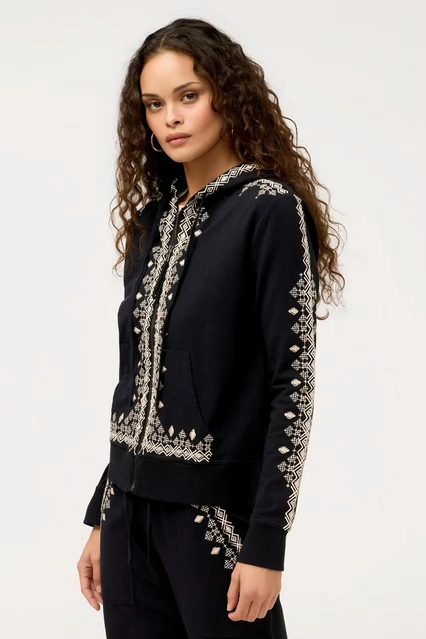 Modern Zip-up Sweatshirt - Tamira